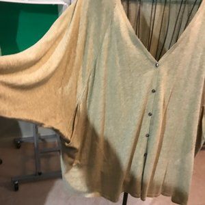 Marla Wynne Boxy 3/4 Sleeve Sweater w/ Pockets